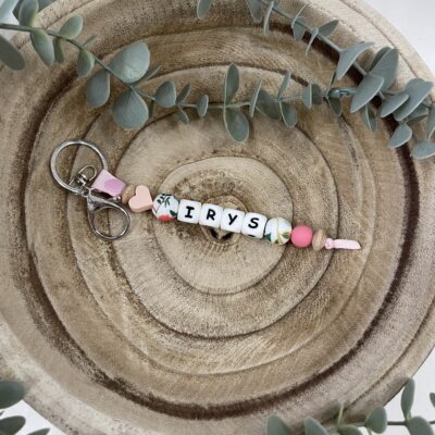 Porte-clé douceur d'été et framboise