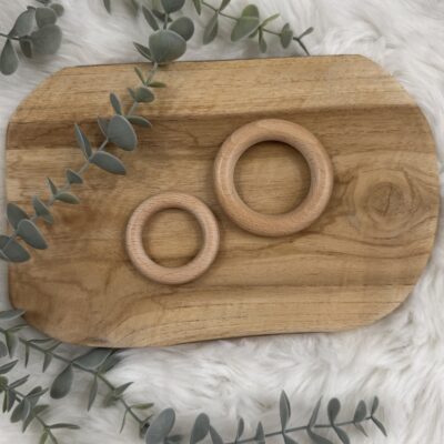 Anneau en bois de hêtre - existe en deux tailles