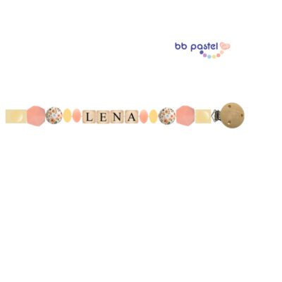 Attache tétine - ta création- en bois