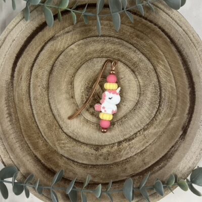 Marque-pages licorne et framboise