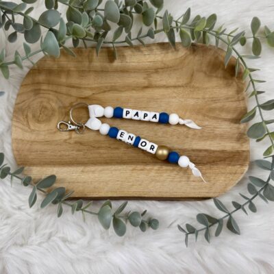 Porte-clés papa en or